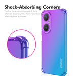 ENKAY För Huawei Nova Y73 4G / Huawei Enjoy 80 TPU-skal, förtjockt, fallsäkert bakstycke med fyra hörn.