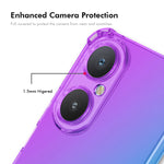 ENKAY För Huawei Nova Y73 4G / Huawei Enjoy 80 TPU-skal, förtjockt, fallsäkert bakstycke med fyra hörn.