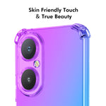 ENKAY För Huawei Nova Y73 4G / Huawei Enjoy 80 TPU-skal, förtjockt, fallsäkert bakstycke med fyra hörn.