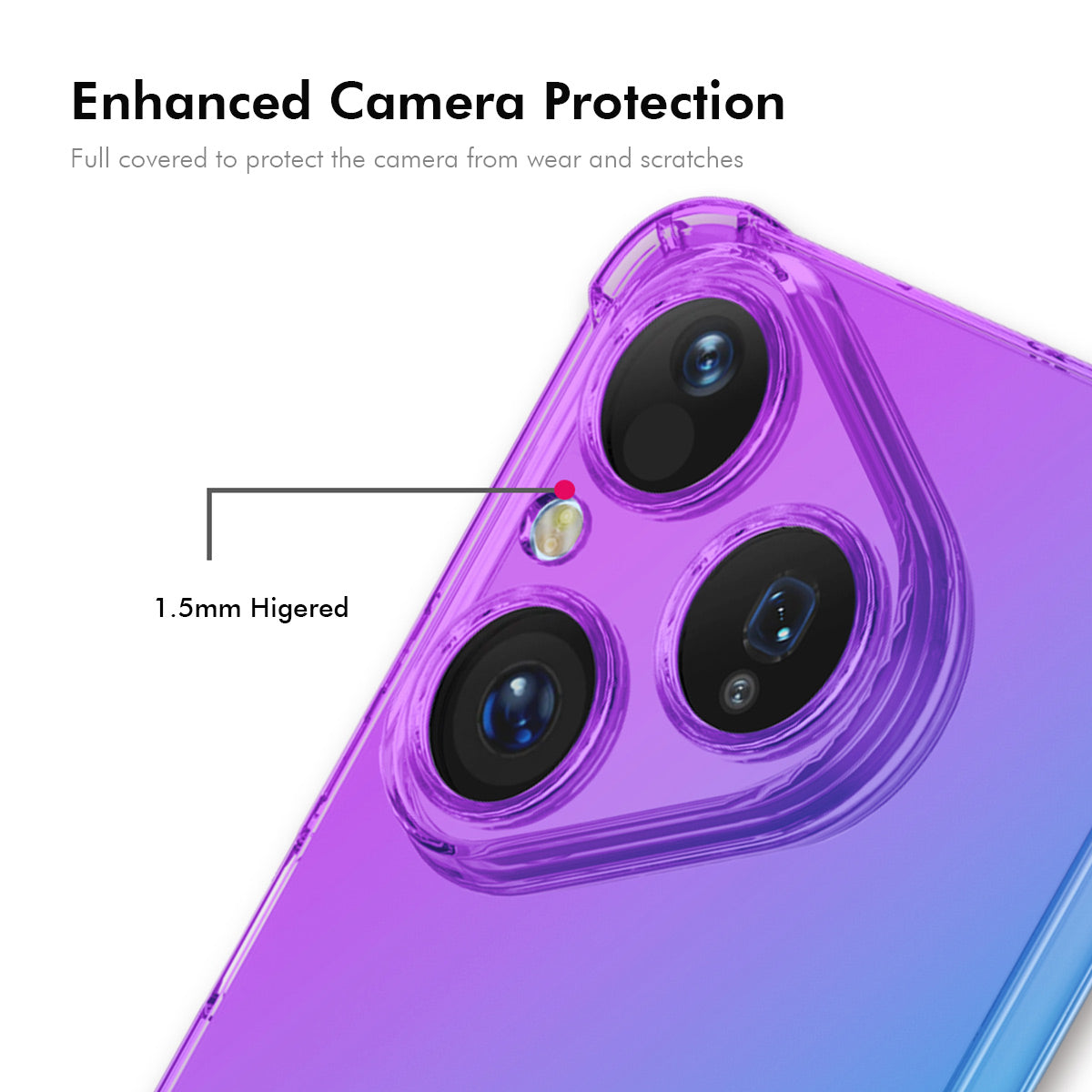 ENKAY For Huawei Pura 80 TPU Case  Thickened Four Corner Drop-proof Phone Back Cover