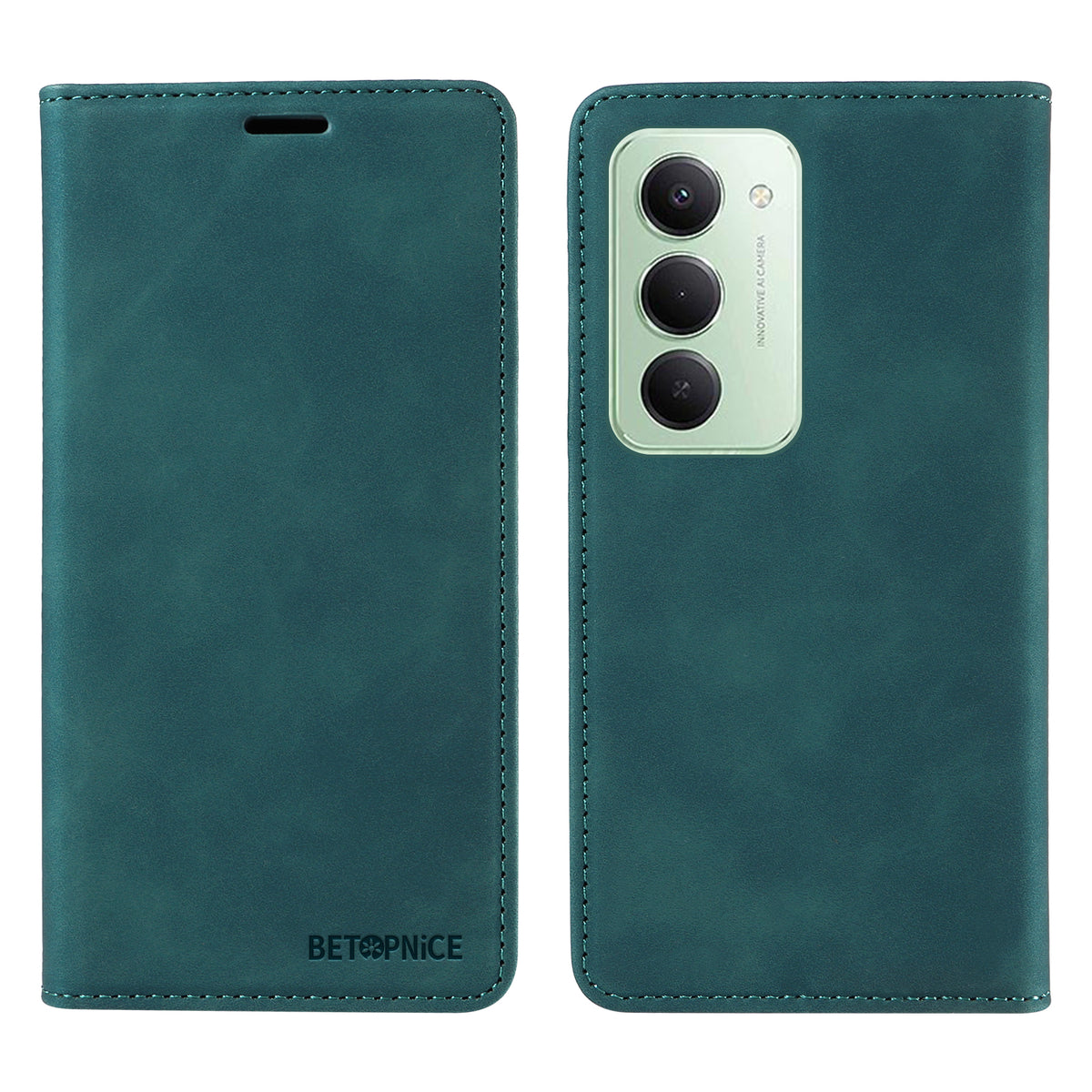 BETOPNICE For Xiaomi Redmi 15 4G (EU) (171mm) Case  Magnetic Closure RFID Blocking Wallet Stand Leather Phone Cover