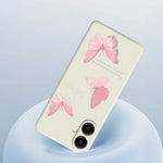 Til Samsung Galaxy A08 5G / A08 4G / A07 5G / A07 4G Cover med sommerfuglemønster, lige kant, TPU-telefonbagsidecover