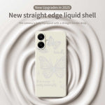 For Samsung Galaxy A08 5G / A08 4G / A07 5G / A07 4G Case Hollow Butterfly Pattern Printing Straight Edge TPU Phone Back Cover