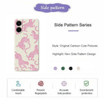 For Samsung Galaxy A08 5G / A08 4G / A07 5G / A07 4G Case Leopards Pattern Printing Straight Edge TPU Phone Back Cover