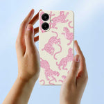 For Samsung Galaxy A08 5G / A08 4G / A07 5G / A07 4G Case Leopards Pattern Printing Straight Edge TPU Phone Back Cover