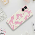 For Samsung Galaxy A08 5G / A08 4G / A07 5G / A07 4G Case Leopards Pattern Printing Straight Edge TPU Phone Back Cover