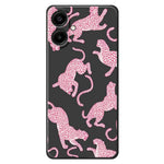 For Samsung Galaxy A08 5G / A08 4G / A07 5G / A07 4G Case Leopards Pattern Printing Straight Edge TPU Phone Back Cover