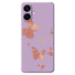 Til Samsung Galaxy A08 5G / A08 4G / A07 5G / A07 4G Cover med sommerfuglemønster, lige kant, TPU telefonbagcover