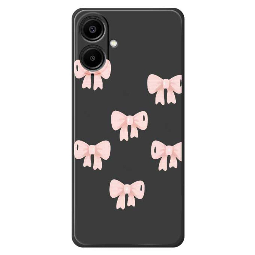 For Samsung Galaxy A08 5G / A08 4G / A07 5G / A07 4G Case Bows Pattern Printing Straight Edge TPU Phone Back Cover