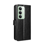 For Xiaomi Redmi 15 4G (EU) (171mm) PU Leather Case with Strap Crazy Horse Texture Phone Wallet Cover