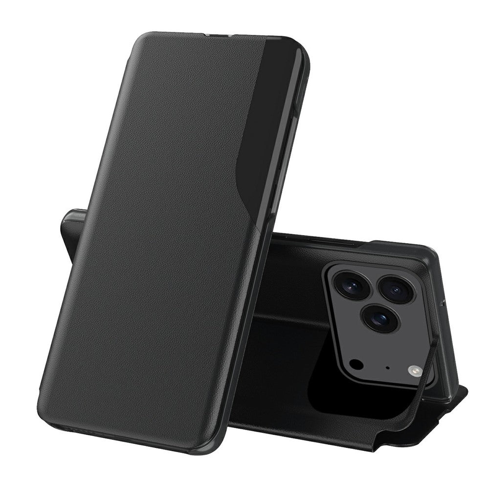 AMORUS For iPhone 17 Pro Max Case Folio Flip Stand PU Leather Phone Cover
