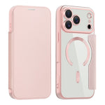AMORUS For iPhone 17 Pro Max Case Compatible with MagSafe RFID Blocking Card Holder Leather Phone Cover