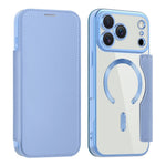 AMORUS For iPhone 17 Pro Max Case Compatible with MagSafe RFID Blocking Card Holder Leather Phone Cover
