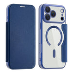 AMORUS For iPhone 17 Pro Max Case Compatible with MagSafe RFID Blocking Card Holder Leather Phone Cover