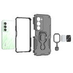 For Xiaomi Redmi 15 5G (Global) (169mm) Case Rotatable Ring Kickstand PC + TPU Shockproof Phone Cover