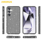 AMORUS For Samsung Galaxy S25 / S24 Case Soft TPU Hard PC Back Shockproof Phone Cover