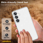 AMORUS For Samsung Galaxy S25 / S24 Case Soft TPU Hard PC Back Shockproof Phone Cover