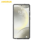 AMORUS For Samsung Galaxy S25 Ultra Case Soft TPU Hard PC Back Shockproof Phone Cover