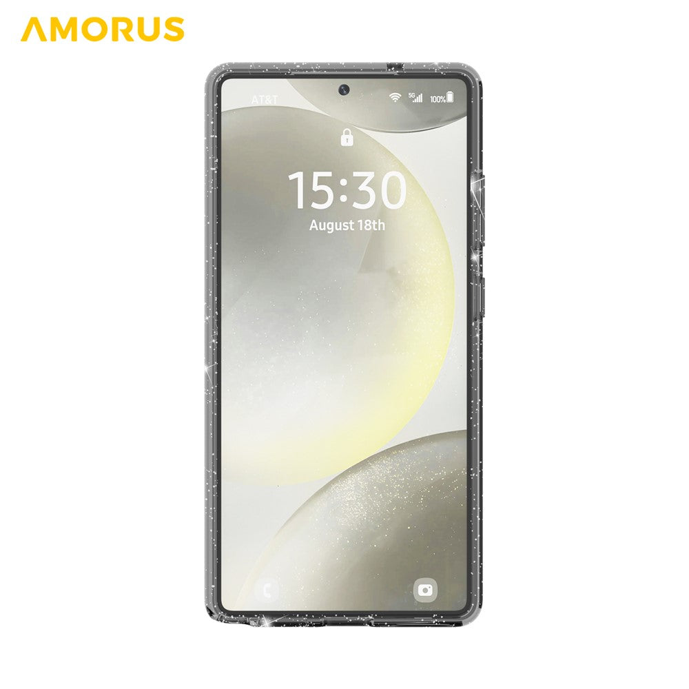 AMORUS For Samsung Galaxy S25 Ultra Case Soft TPU Hard PC Back Shockproof Phone Cover