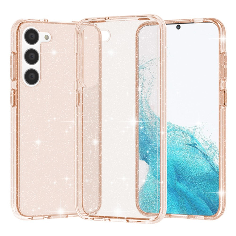 AMORUS For Samsung Galaxy S23 Case Soft TPU Hard PC Back Shockproof Phone Cover