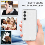AMORUS For Samsung Galaxy S23 FE Case Soft TPU Hard PC Back Shockproof Phone Cover
