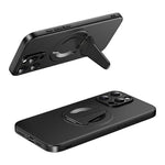 For iPhone 13 Pro Case Compatible with MagSafe Hidden Kickstand Skin-Feel Matte PC TPU Phone Back Cover