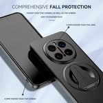 For Honor Magic7 Pro 5G Magnetic Case Hidden Kickstand Skin-Feel Matte PC TPU Phone Back Cover
