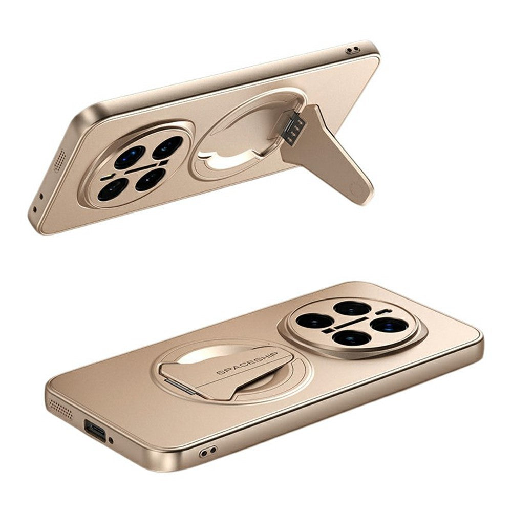 For Honor Magic7 Pro 5G Magnetic Case Hidden Kickstand Skin-Feel Matte PC TPU Phone Back Cover