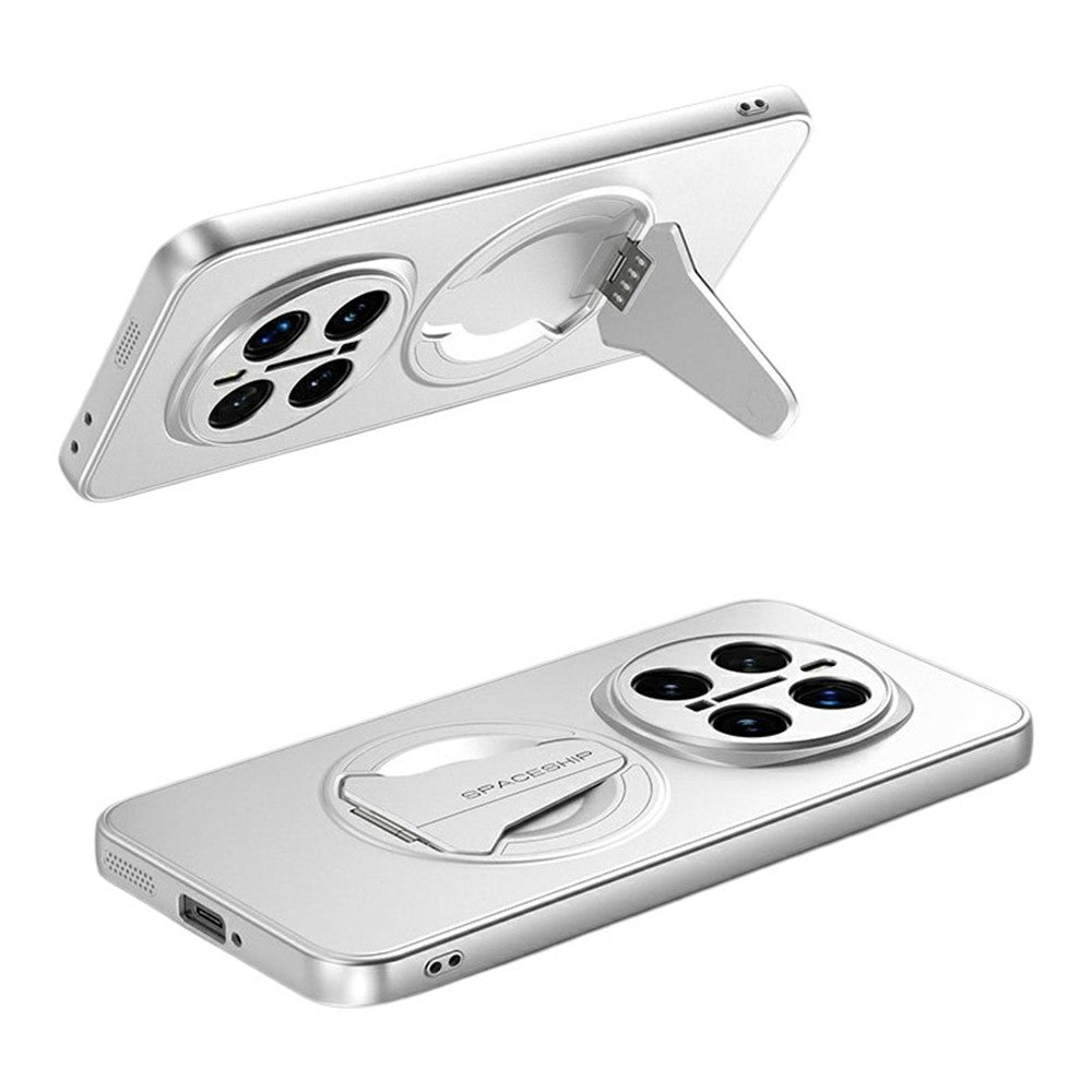 For Honor Magic7 Pro 5G Magnetic Case Hidden Kickstand Skin-Feel Matte PC TPU Phone Back Cover