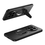 For Honor Magic7 5G Magnetic Case Hidden Kickstand Skin-Feel Matte PC TPU Phone Back Cover