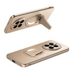 For Honor Magic7 5G Magnetic Case Hidden Kickstand Skin-Feel Matte PC TPU Phone Back Cover