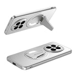For Honor Magic7 5G Magnetic Case Hidden Kickstand Skin-Feel Matte PC TPU Phone Back Cover