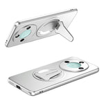 For Honor X60 5G Magnetic Case Hidden Kickstand Skin-Feel Matte PC TPU Phone Back Cover