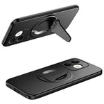 For Honor X60i 5G Case Magnetic Case Hidden Kickstand Skin-Feel Matte PC TPU Phone Back Cover