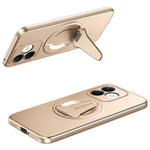 For Honor X60i 5G Case Magnetic Case Hidden Kickstand Skin-Feel Matte PC TPU Phone Back Cover