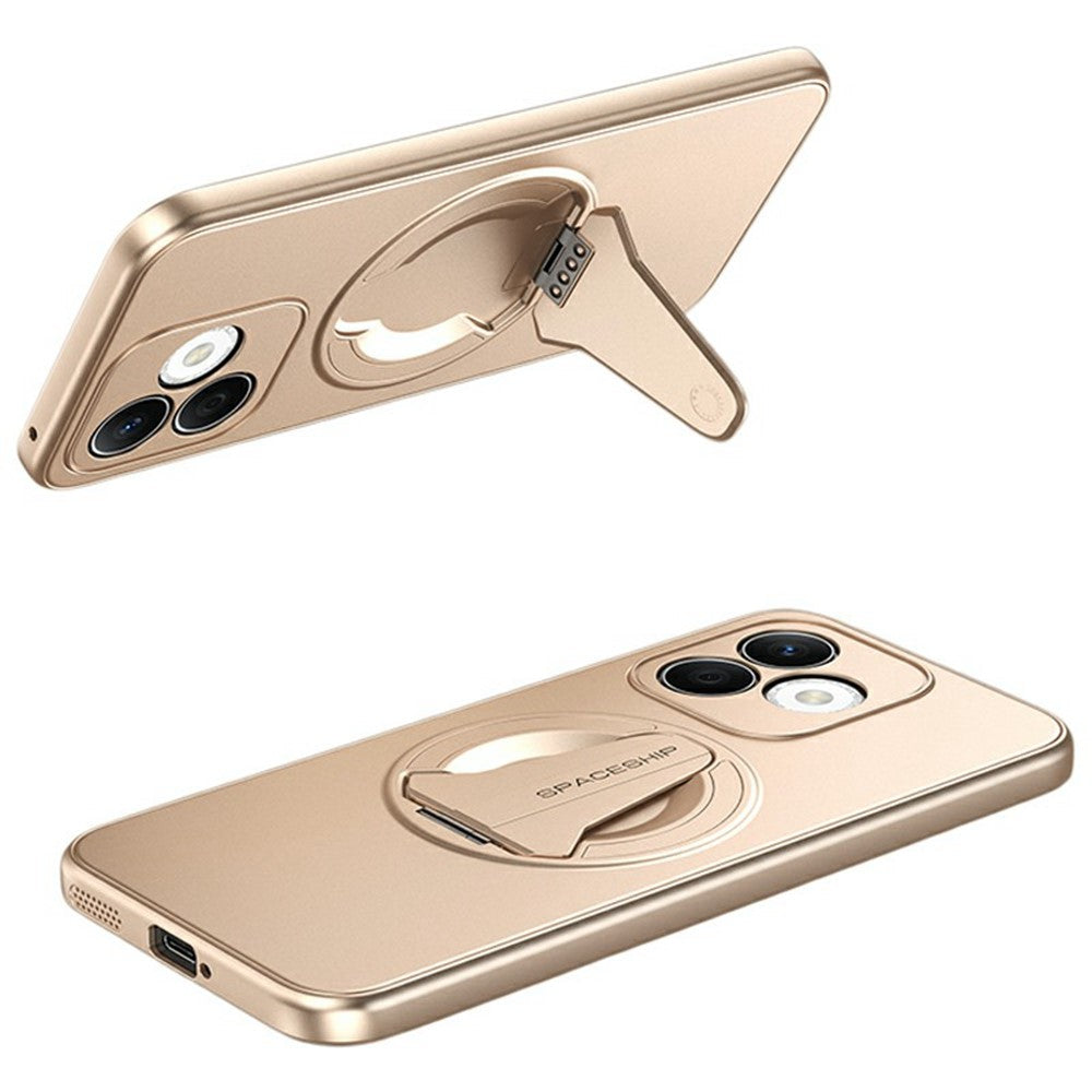 For Honor X60i 5G Case Magnetic Case Hidden Kickstand Skin-Feel Matte PC TPU Phone Back Cover