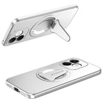 For Honor X60i 5G Case Magnetic Case Hidden Kickstand Skin-Feel Matte PC TPU Phone Back Cover