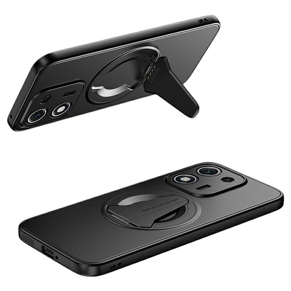 For Honor X70i Case Magnetic Case Hidden Kickstand Skin-Feel Matte PC TPU Phone Back Cover