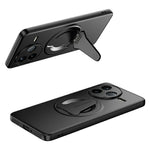 For Xiaomi Poco F7 Pro 5G / Redmi K80 5G Magnetic Case Hidden Kickstand Skin-Feel Matte PC TPU Phone Back Cover