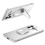 For Xiaomi Poco F7 Pro 5G / Redmi K80 5G Magnetic Case Hidden Kickstand Skin-Feel Matte PC TPU Phone Back Cover
