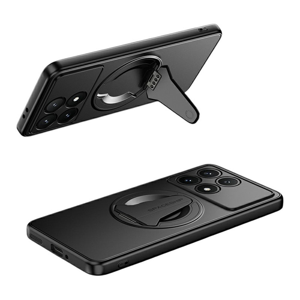 Xiaomi Redmi K70 5G / K70 Pro 5G Magnetiskt Skal Dolt Stativ Matt PC TPU mobil Baksida
