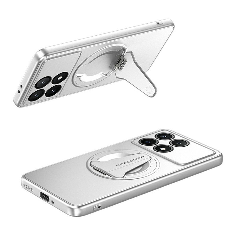 Xiaomi Redmi K70 5G / K70 Pro 5G Magnetiskt Skal Dolt Stativ Matt PC TPU mobil Baksida