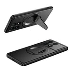 Xiaomi Poco X6 Pro 5G / Redmi K70E 5G Magnetiskt Skal Dolt Stativ Matt PC TPU mobil Baksida