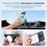 For Oppo Find X8 5G Magnetic Case Hidden Kickstand Skin-Feel Matte PC TPU Phone Back Cover