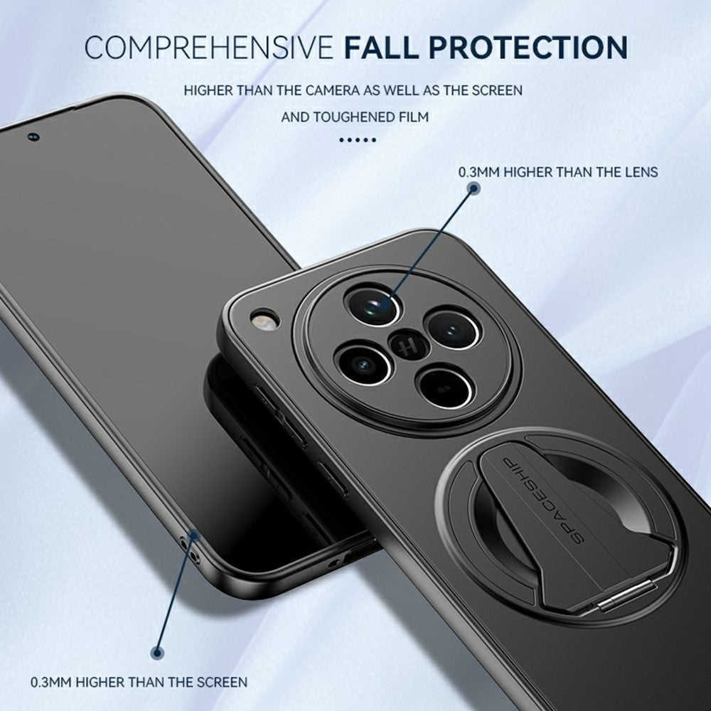 For Oppo Find X8 5G Magnetic Case Hidden Kickstand Skin-Feel Matte PC TPU Phone Back Cover