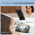 For Oppo Find X8 5G Magnetic Case Hidden Kickstand Skin-Feel Matte PC TPU Phone Back Cover