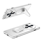 For Oppo Find X7 5G Magnetic Case Hidden Kickstand Skin-Feel Matte PC TPU Phone Back Cover