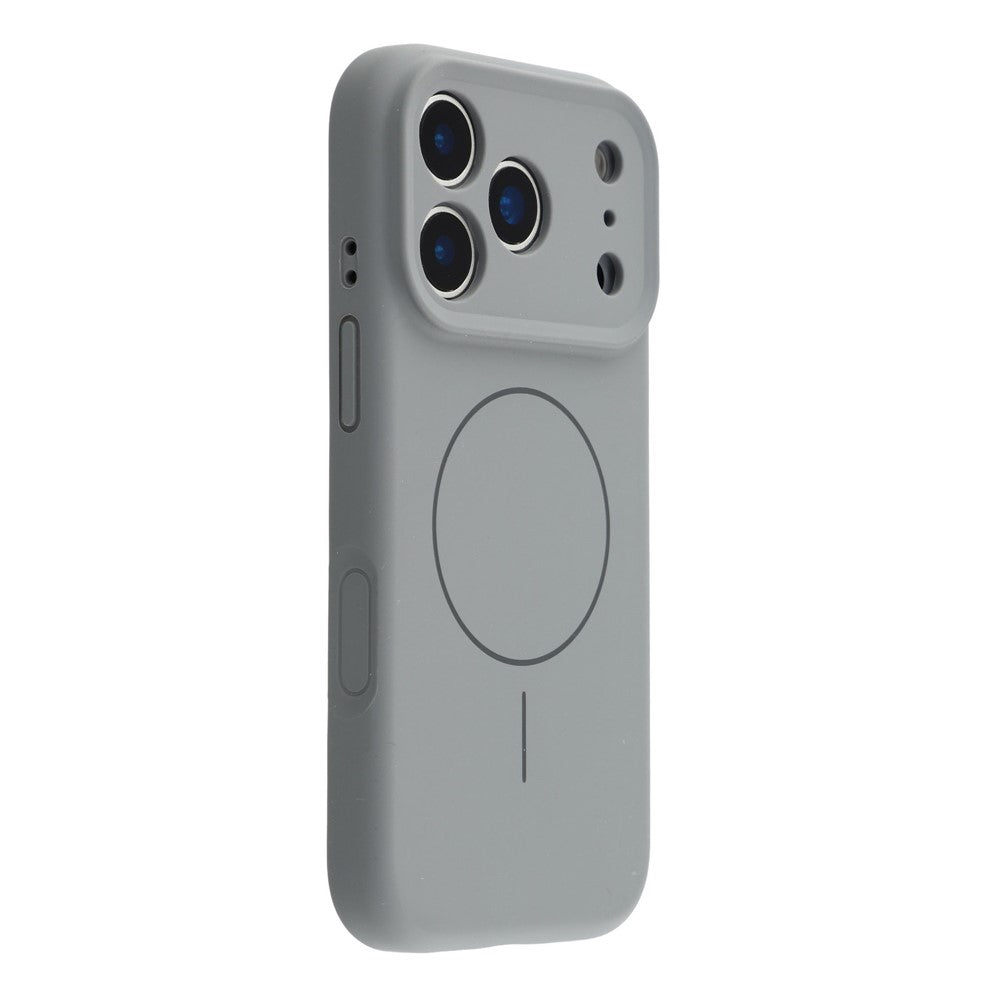 For iPhone 17 Pro Case Compatible with MagSafe Liquid Silicone + PC Phone Cover with Camera Touch Control Button