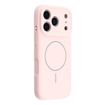 For iPhone 17 Pro Case Compatible with MagSafe Liquid Silicone + PC Phone Cover with Camera Touch Control Button