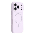 For iPhone 17 Pro Case Compatible with MagSafe Liquid Silicone + PC Phone Cover with Camera Touch Control Button
